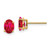 14k Ruby Post Earrings - XE-C1A91DD5-6607