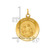 14k Saint Anne Medal Charm - XA-6E48973B-8605