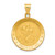 14k Saint Christopher Medal Hollow Pendant - RE-2553D707-2740