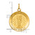 14k Saint John Baptist Medal Pendant