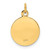 14k Saint Martha Medal Pendant