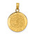 14k Saint Michael Medal Pendant