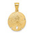 14K Sand Dollar Charm