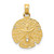 14k Sand Dollar Pendant - K2-F125E0BB-1720