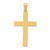 14k Sandblasted Cross Pendant - XR-B26A553D-4425