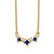 14k Sapphire and Diamond 18 inch Necklace - PM-01A85974-4885