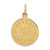 14K Satin and Polished Communion Charm