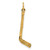 14k Satin D/C Hockey Stick Charm
