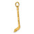 14k Satin D/C Hockey Stick Charm
