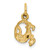 14k Satin Diamond-cut Capricorn Zodiac Charm - C4-DD2D9D8E-1543