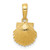 14k Scallop Shell Pendant - C3-F421DCBF-6361