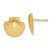 14K Scallop Shell Post Earrings - K4-3C84E794-6531