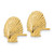 14K Scallop Shell Post Earrings - K4-3C84E794-6531