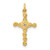 14k Small .01ct. Diamond Cross Charm