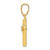 14k Small .01ct. Diamond Cross Pendant