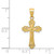 14k Small Crucifix Charm