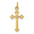 14k Small Diamond Budded Cross Pendant - PM-FEEBE726-9353