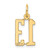 14k Small Elongated Number 13 Charm