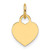 14k Small Engravable Heart Charm - XM-763EB623-5778