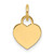 14k Small Engravable Heart Charm - XM-763EB623-5778