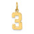 14k Small Polished Number 3 Charm - SP-E5926D7E-1560
