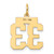 14k Small Polished Number 33 Charm - LS-C705E2D3-9715