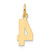 14k Small Polished Number 4 Charm - SP-9C4E030A-9322