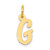 14k Small Script Letter G Initial Charm - YC-BC6B7CAE-1457