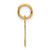 14K Small Script Letter J Initial Charm - YC-E423F4CE-4982