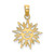 14K Smiling Sun Charm - K7-2A7E8FDF-4533