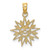 14K Smiling Sun Charm - K7-2A7E8FDF-4533