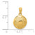 14k Soccer Ball Pendant - C3-314D44D9-3562