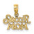 14K SOCCER MOM Charm
