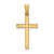 14k Solid Laser Etched Cross Pendant - XR-094EB410-1689