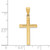 14k Solid Laser Etched Cross Pendant - XR-74D7602F-4136