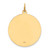 14k Solid Polished/Satin Large Round St. Joseph Medal