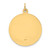 14k Solid Polished/Satin Medium Round St. Jude Thaddeus Medal