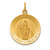14k Solid Polished/Satin Small Round Miraculous Medal
