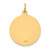 14k Solid Polished/Satin Small Round St. Jude Thaddeus Medal