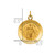 14k Solid Polished/Satin Small St. Florian Medal