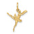 14K  3D Ballerina Charm