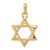 14k Star of David Pendant - K2-F03BB604-2369