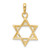14k Star of David Pendant - K2-F03BB604-2369