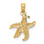 14k Starfish Pendant - K2-635ED789-3673