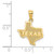 14k State of TEXAS Map Pendant