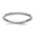 10k White Gold 1/10 carat Lab Grown Diamond VS/SI+ G+ Complete Wedding Band - RM-2F73D208-5977