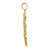 14K Swoosh Basketball and Net Charm