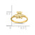 14k Teddy Bear Baby Ring