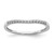 10k White Gold 1/10 carat Lab Grown Diamond VS/SI+ G+ Complete Wedding Band - RM-C3A829FB-7363