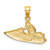 14K Textured 2-D Jet Ski Charm